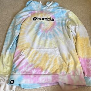 limited edition Bumble tie-dye sweatshirt